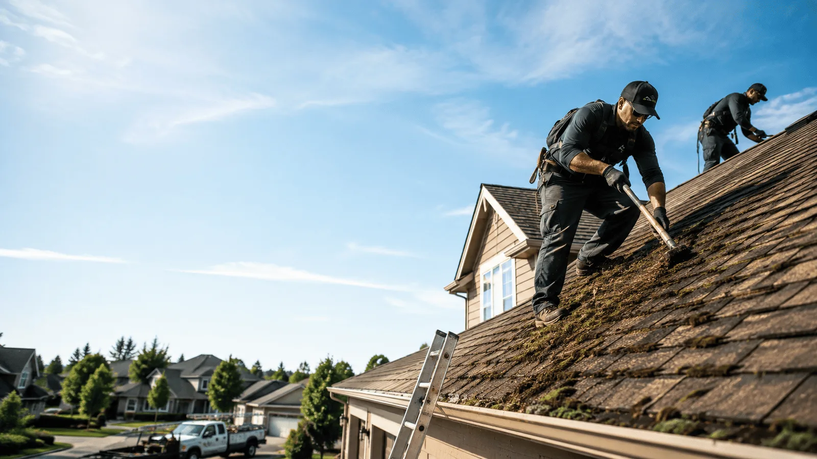Roof Moss Removal in Gays, IL near me